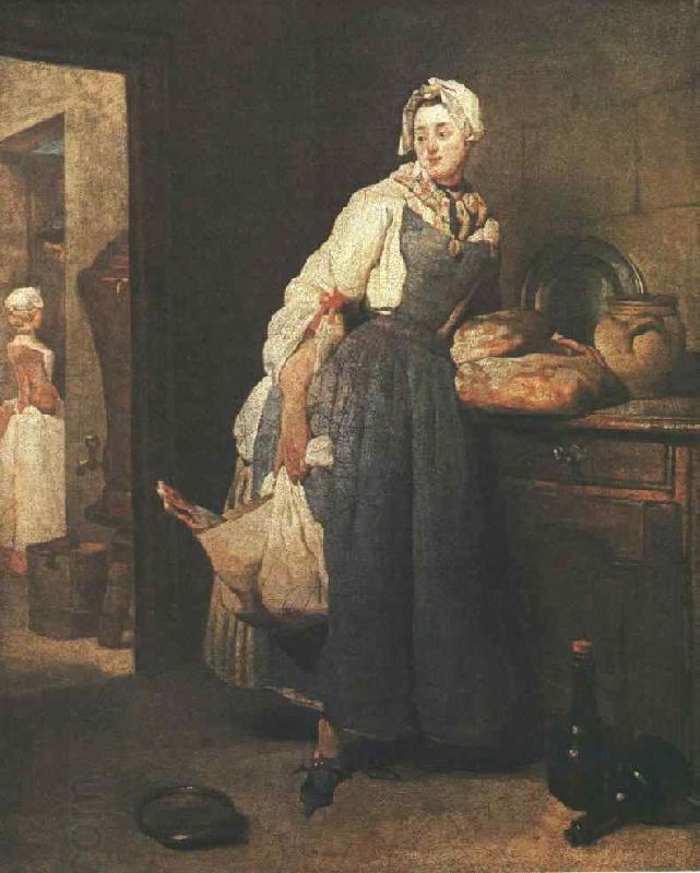 jean-Baptiste-Simeon Chardin Return from the Market oil painting picture